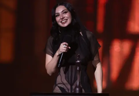 Reuters Charli XCX wins a Brit Award