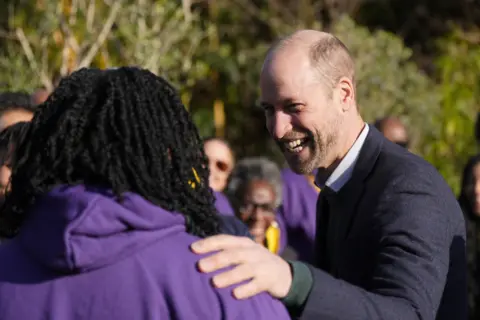 Prince William at the Ubele Initiative, a community hub in Wood Green, north London