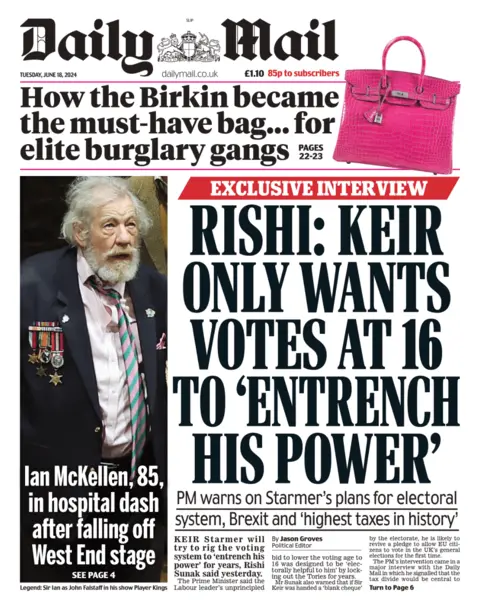  Keir only wants votes at 16 to 'entrench his power'"