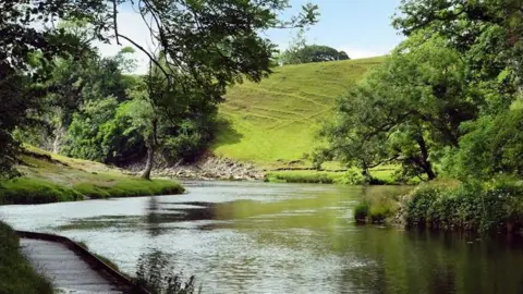 The River Wharfe at Burnsall