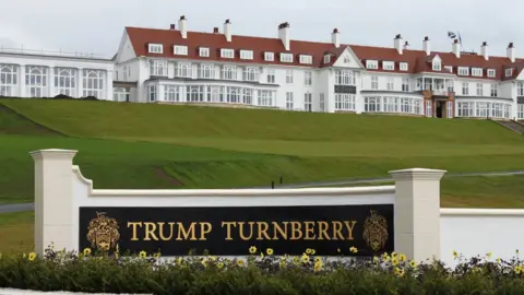Reuters An exterior view of the hotel at the Trump Turnberry golf resort in Turnberry, Scotland