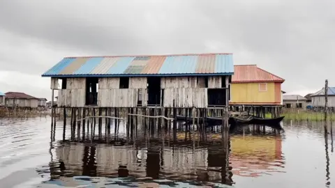 Houses on water