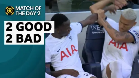 Tottenham's Pape Matar Sarr and Richarlison