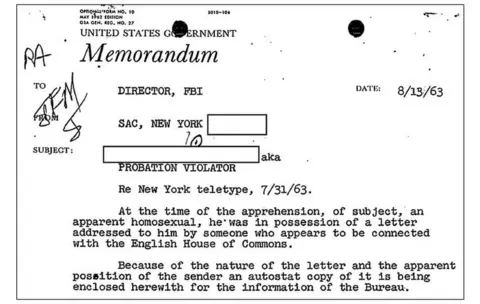 FBI FBI memo about the 'Bruno' letter