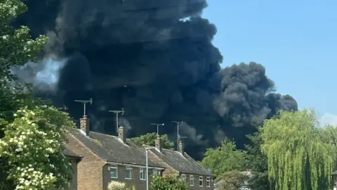 Fire in Leeds