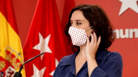 EPA Regional president Isabel Díaz Ayuso won a court battle against the partial lockdown late on Thursday