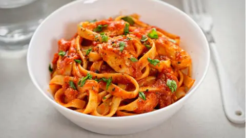 Getty Images A bowl of pasta.