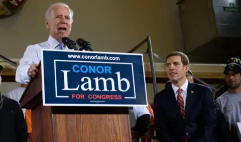 Getty Images Biden campaigning