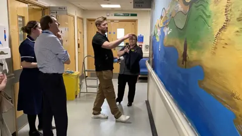 South Tyneside and Sunderland NHS Foundation Trust Mr Gibbins painting