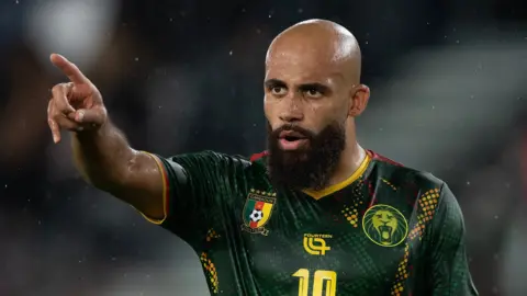 Cameroon's Bryan Mbeumo points