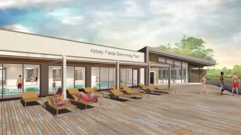Warwick District Council Abbey Fields Swimming Pool plans
