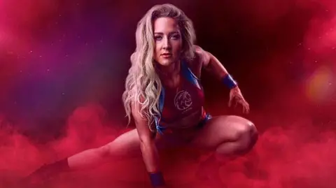 BBC Gladiators star Sabre 