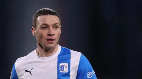 James Chester in action for Barrow
