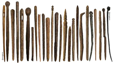 Anna Giecco A row of old needles