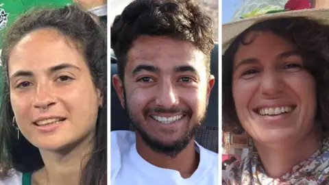 BBC Inbar Haiman, Hersh Goldberg-Polin and Carmel Gat