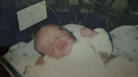 Supplied Picture of Archie Thompson as a baby