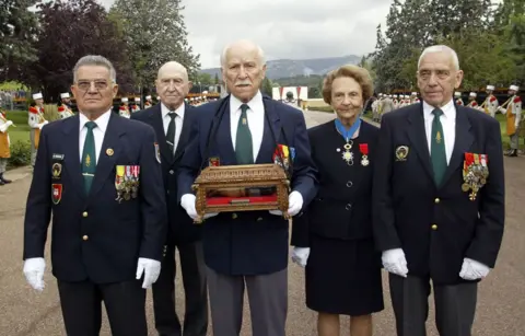 Getty Images French veterans of the Dien Bien Phu battle