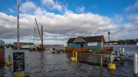 Tim Garrett-Moore Flooding near Felixstowe Ferry