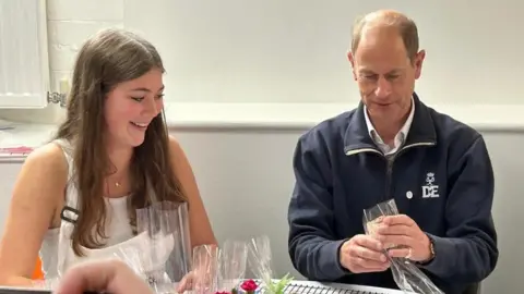 BBC Duke of Edinburgh meets young people working for their DofE award