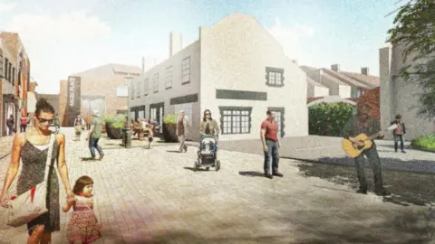 Macgregor Smith Landscape Architects Artists impression of Celebration Mile