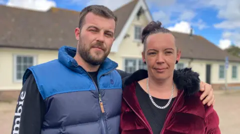 Stephanie and Kane Cox  - mother and brother of Marshall Spelzini, the footballer who died in a crash on the A299 in Kent