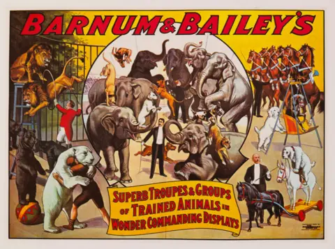 Universal History Archive Barnum and Bailey poster