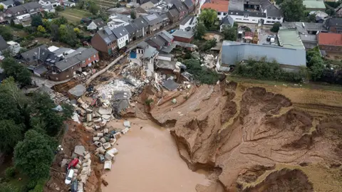 Getty Images Flooding in Erftstadt-Blessem, Germany - 15 July 2021