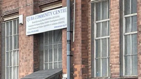 Sign on the outside of building in Leicester 