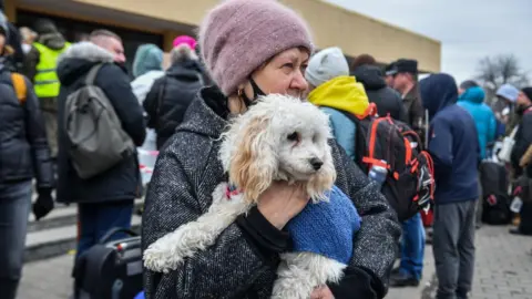 Getty Images Ukrainian refugees