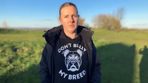 BBC Amy Fox, an XL bully owner from Sheffield