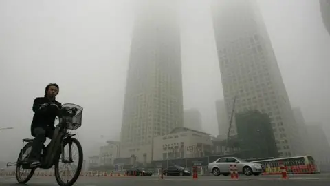 Getty Images Smog in Beijing