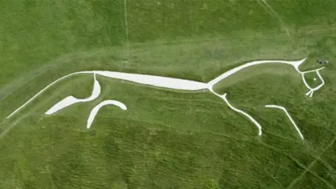 National Trust The Uffington Horse is considered the oldest hill figure of them all.