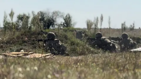 Ukrainian training exercise