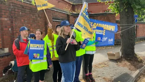 BBC Picket line