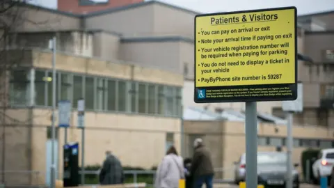 Getty Images Exterior of the Royal United Hospital in Bath