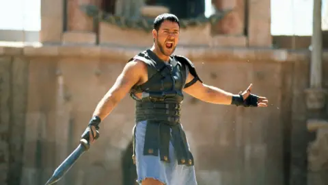 Universal/Getty Russell Crowe as Maximus in Gladiator