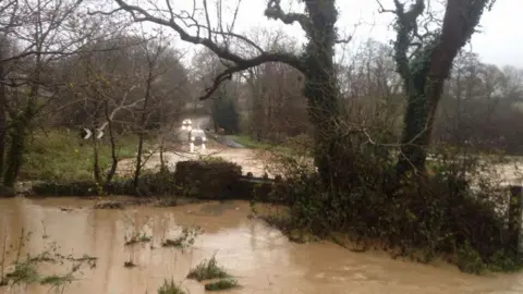 Sharon Clarke Flooding in Crundale