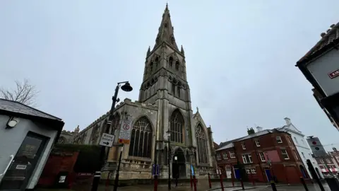 BBC Exterior image of St Mary Magdelene in Newark