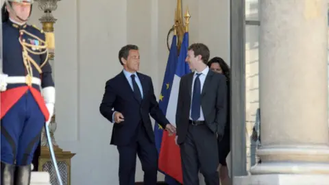 Getty Images Zuckerberg and Sarkozy