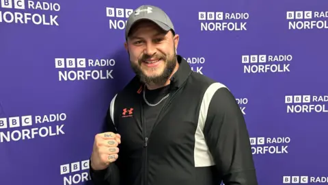 Rob Butler/BBC Zak Bevis also known as Zak Knight