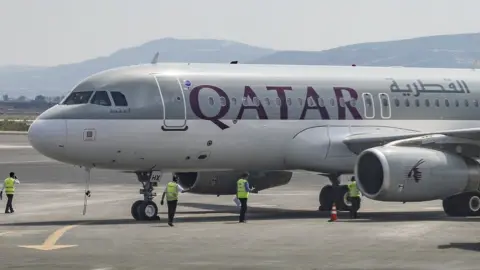 Getty Images File photo of Qatar Airways plane