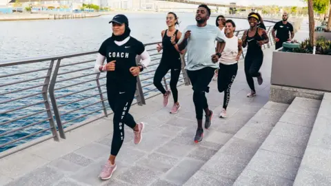 Nike Manal Rostom running (file photo)