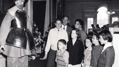 Cambridgeshire Archives 1958 Cromwell exhibition in Huntingdon Town Hall