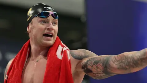 Adam Peaty at the Aquatics GB Swimming Championships in London