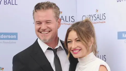 FilmMagic Eric Dane and Rebecca Gayheart at a ball in Brentwood, California, on 3 June 2017 