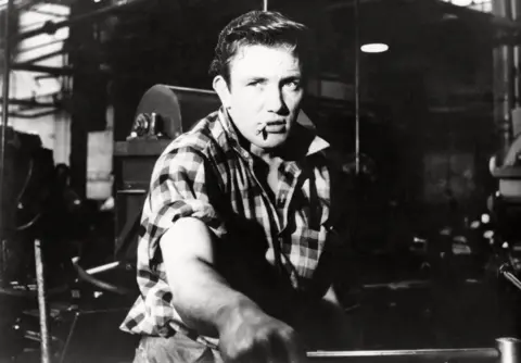 Albert Finney as a Raleigh worker in Saturday Night, Sunday Morning