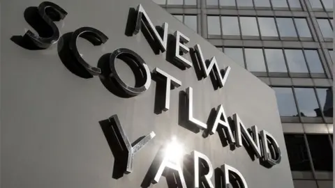 PA New Scotland Yard sign