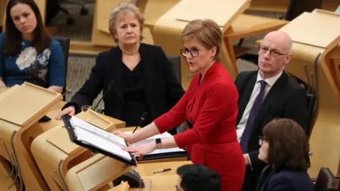 PA Media Nicola Sturgeon