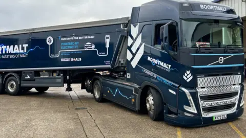 Tremayne Johnson/Bartrums Boortmalt electric truck