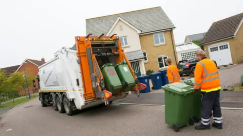 Bin crews in south Cambridgeshire